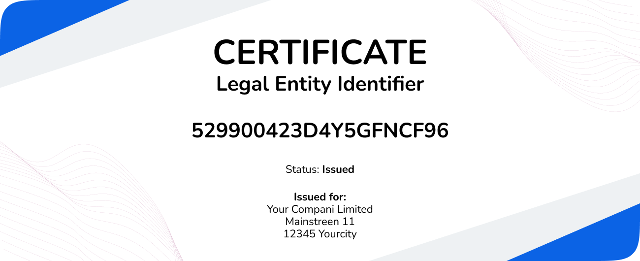 LEI Certificate